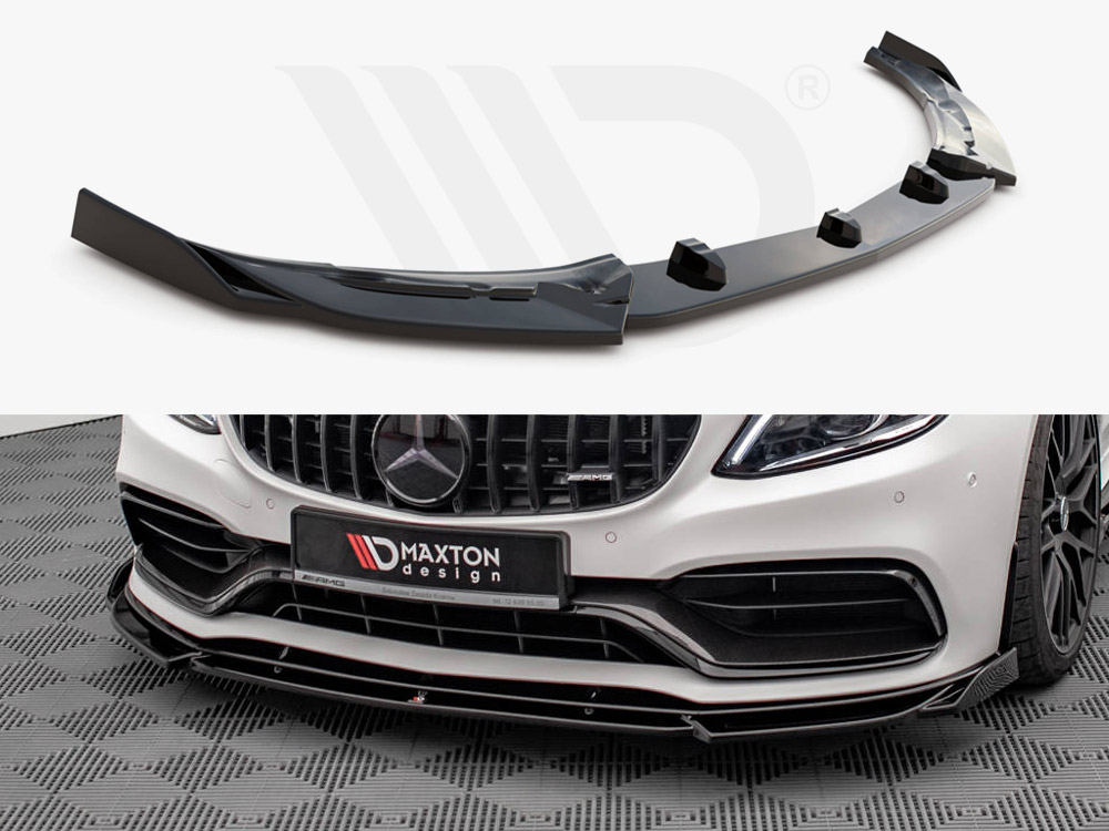 Front Splitter V.2 Mercedes-AMG C63 Coupe AMG Aero Pack C205 Facelift - 1 