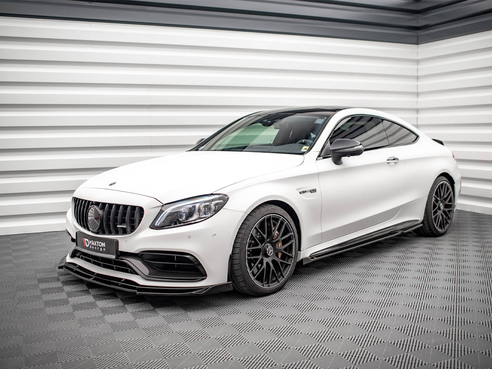 Side Skirts Diffusers V.2 Mercedes-AMG C 63AMG Coupe C205 Facelift - 2 