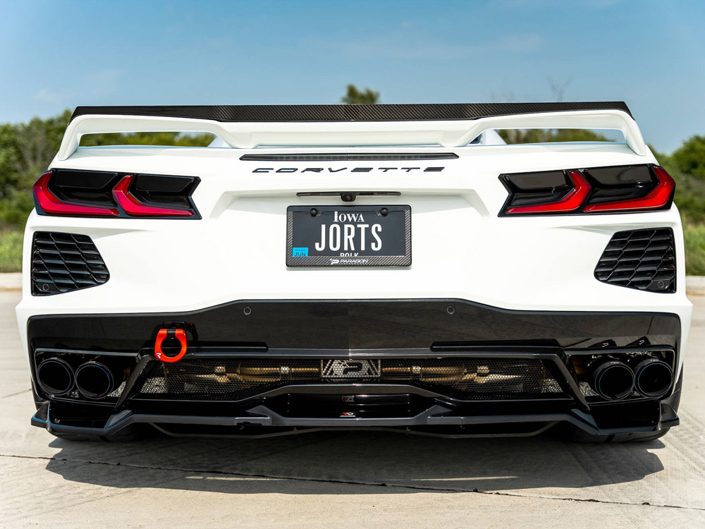 Central Rear Splitter Chevrolet Corvette C8 - 3 