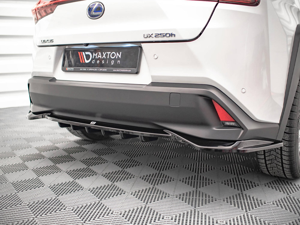 Rear Splitter (Vertical Bars) Lexus UX Mk1 - 4 