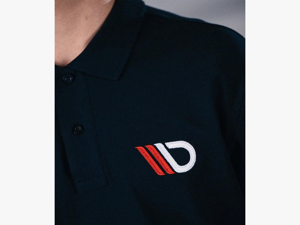 Classic Polo Shirt Mens - Navy Blue - 6 