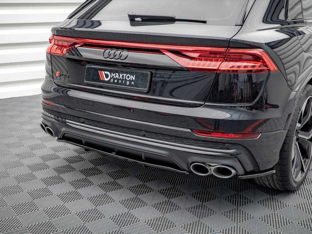 Central Rear Splitter (Vertical Bars) V.1 Audi SQ8 Mk1 - 3 