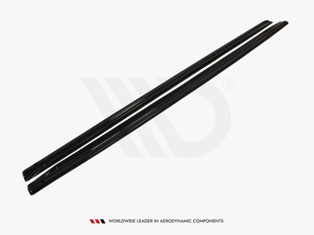 Side Skirts Diffusers Audi RS6 C6 - Carbon Look - 7 