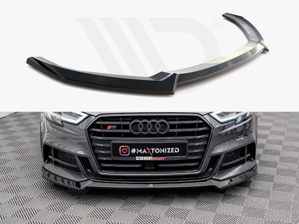 Front Splitter V.3 Audi S3 / A3 S-Line Sportback 8V Facelift - 1 