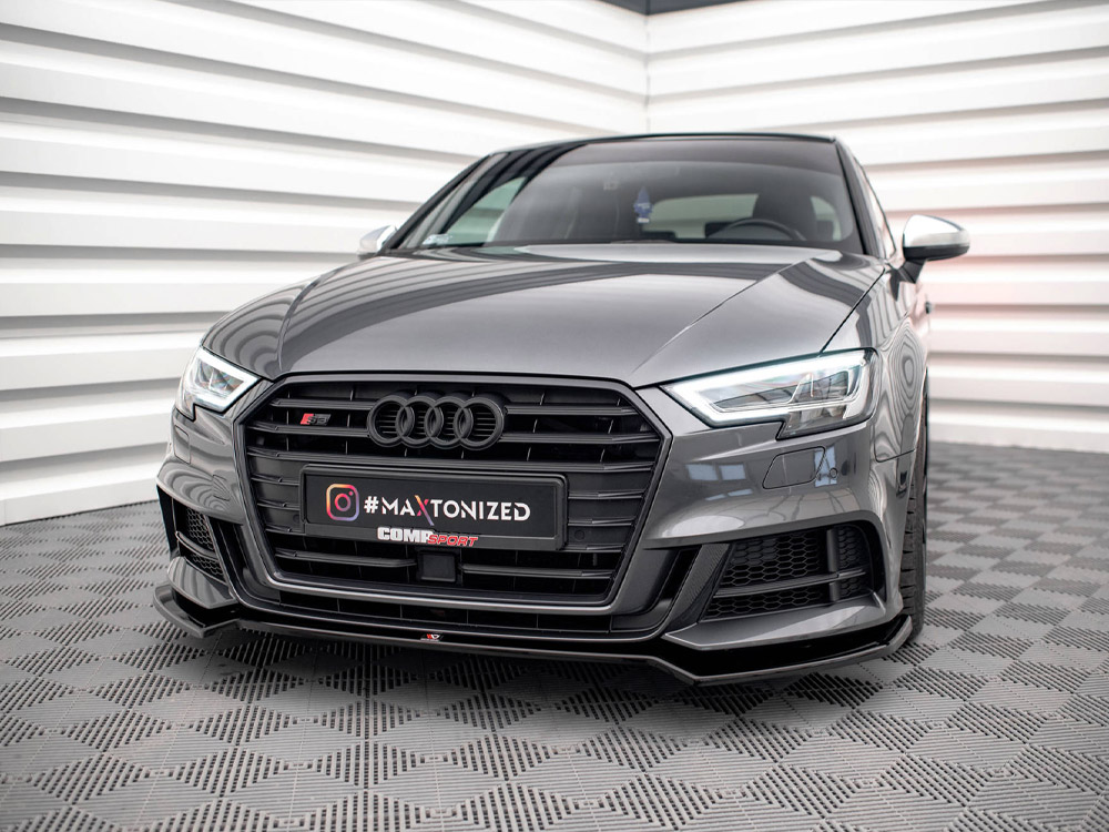 Reduced - Front Splitter V.2 Audi S3 / A3 S-Line Sportback 8V Facelift - 2 