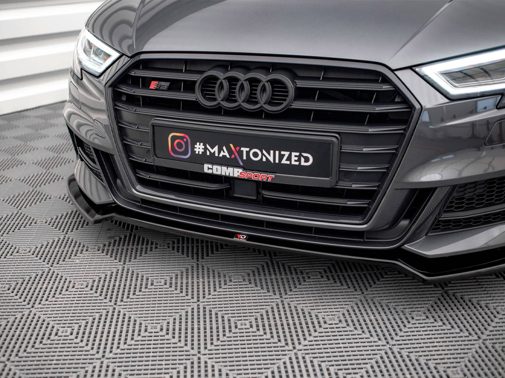 Reduced - Front Splitter V.2 Audi S3 / A3 S-Line Sportback 8V Facelift - 4 