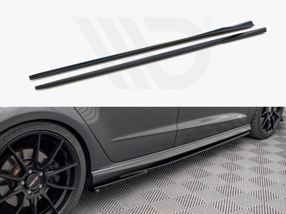 Side Skirts Diffusers Audi S3 / A3 S-Line Sportback 8V Facelift - 1 