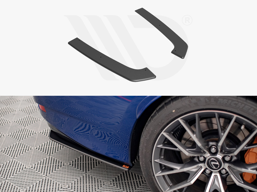 Street PRO Rear Side Splitters Lexus GS F Mk4 Facelift - 1 