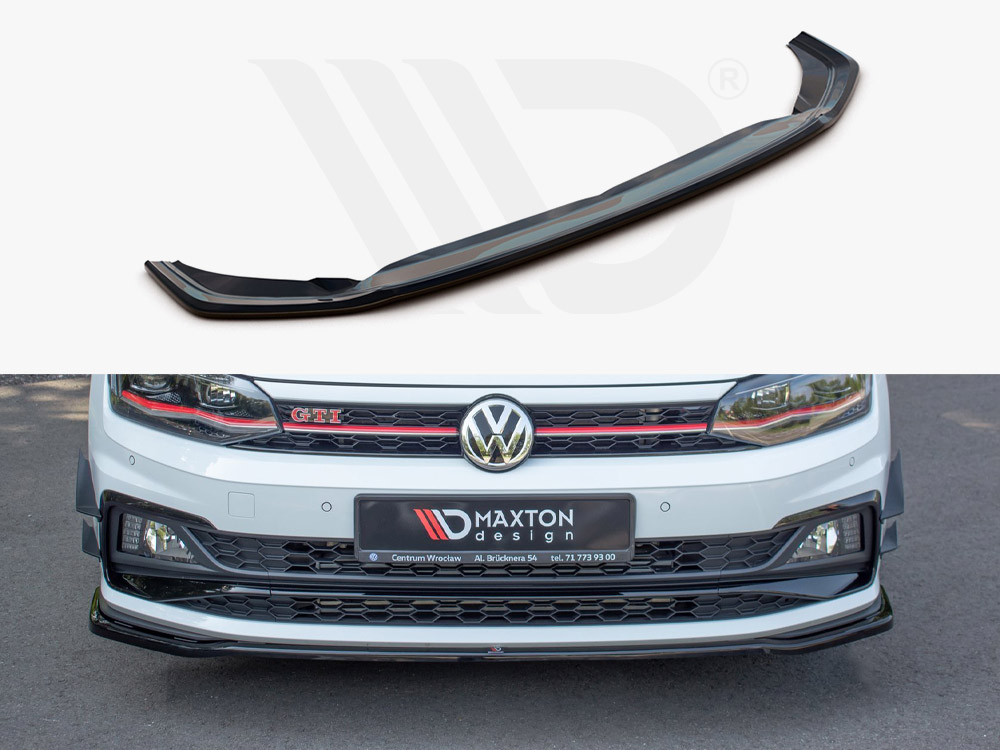 Front Splitter V.2 Volkswagen Polo GTI / R-Line Mk6 - 1 