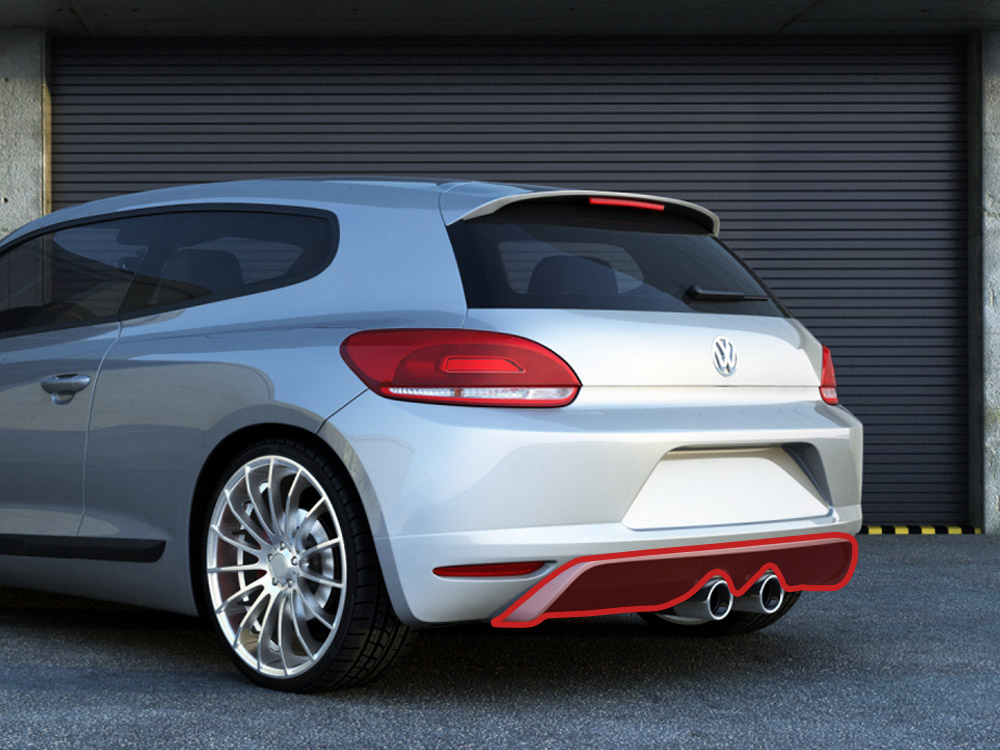 Rear Diffuser VW Scirocco Standard (Scirocco R Look) - 2 