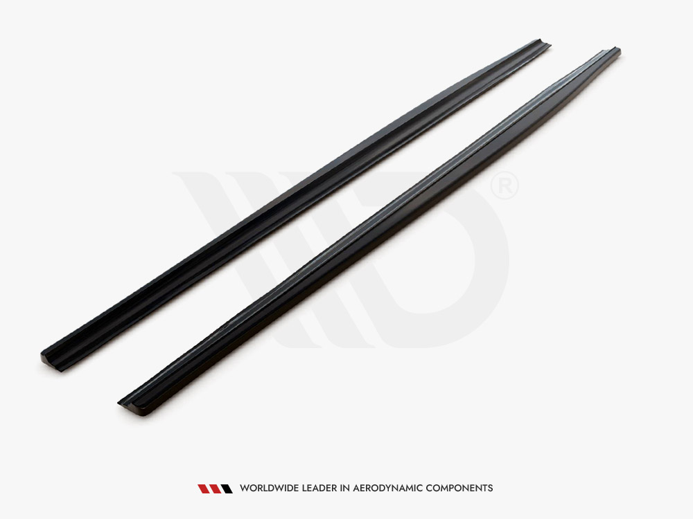 Side Skirts Diffusers BMW 1 F21 M135i / M140i / M-Pack - Textured - 4 