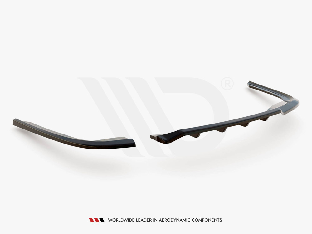 Central Rear Splitter (Vertical Bars) BMW 3 GT F34 - 7 