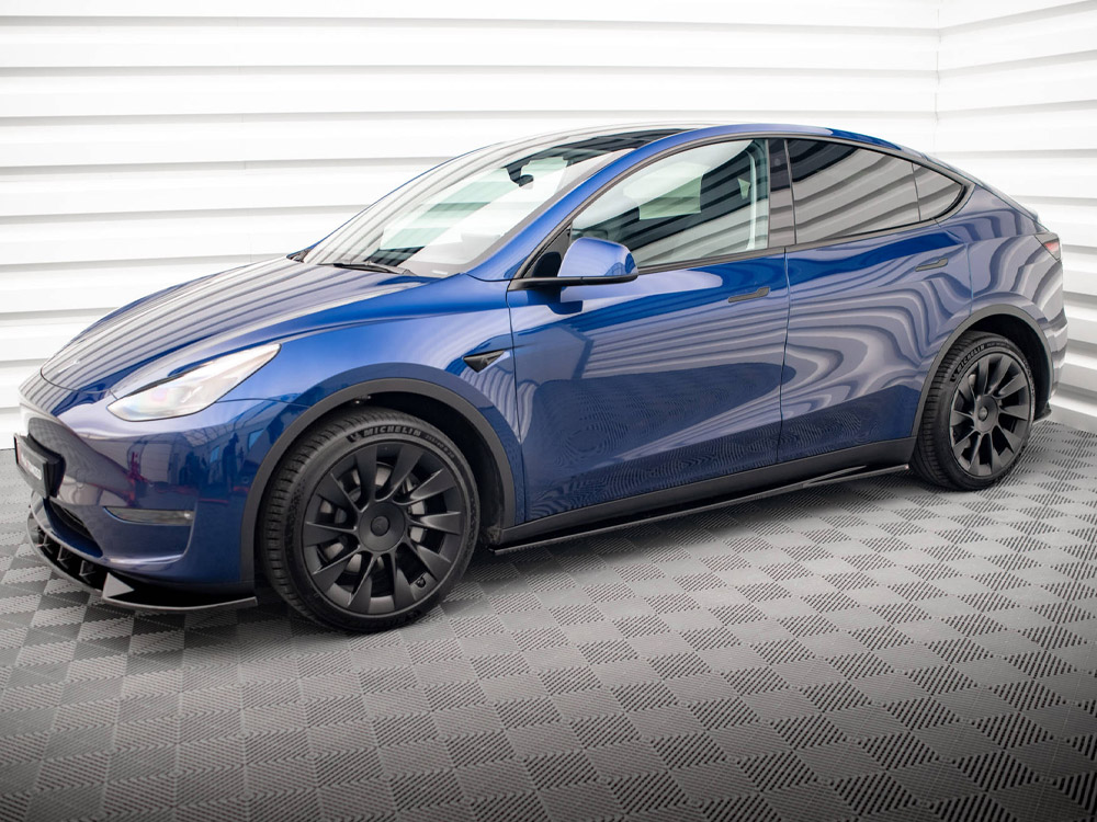 Side Skirts Diffusers V.1 Tesla Model Y - 2 