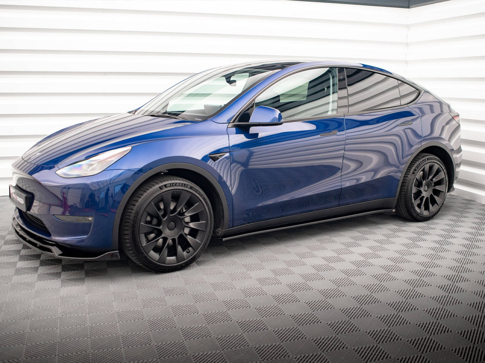 Side Skirts Diffusers V.2 Tesla Model Y - 2 