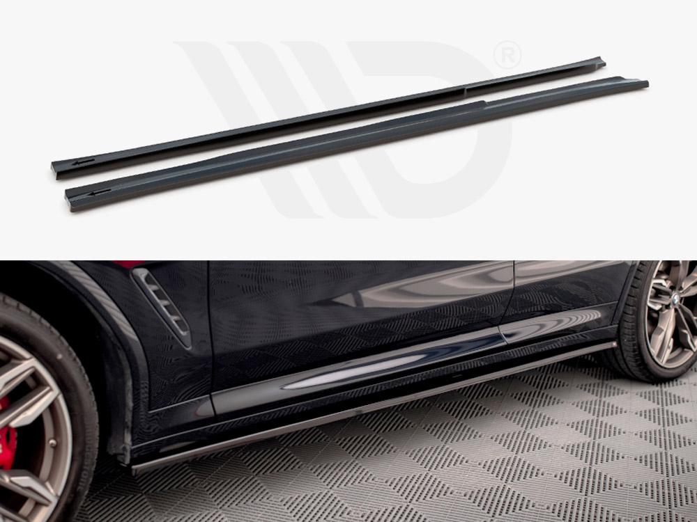 Side Skirts Diffusers V.1 BMW X3 M40d / M40i / M-Pack G01 - 1 