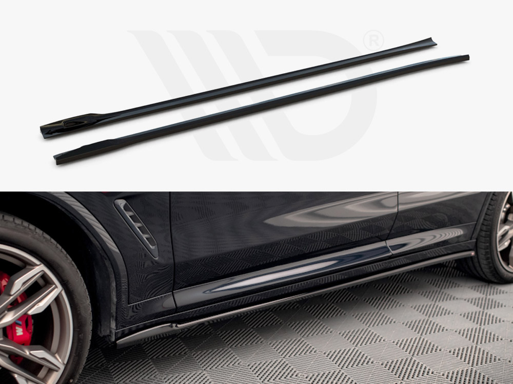 Side Skirts Diffusers V.2 BMW X3 M40d / M40i / M-Pack G01 - 1 