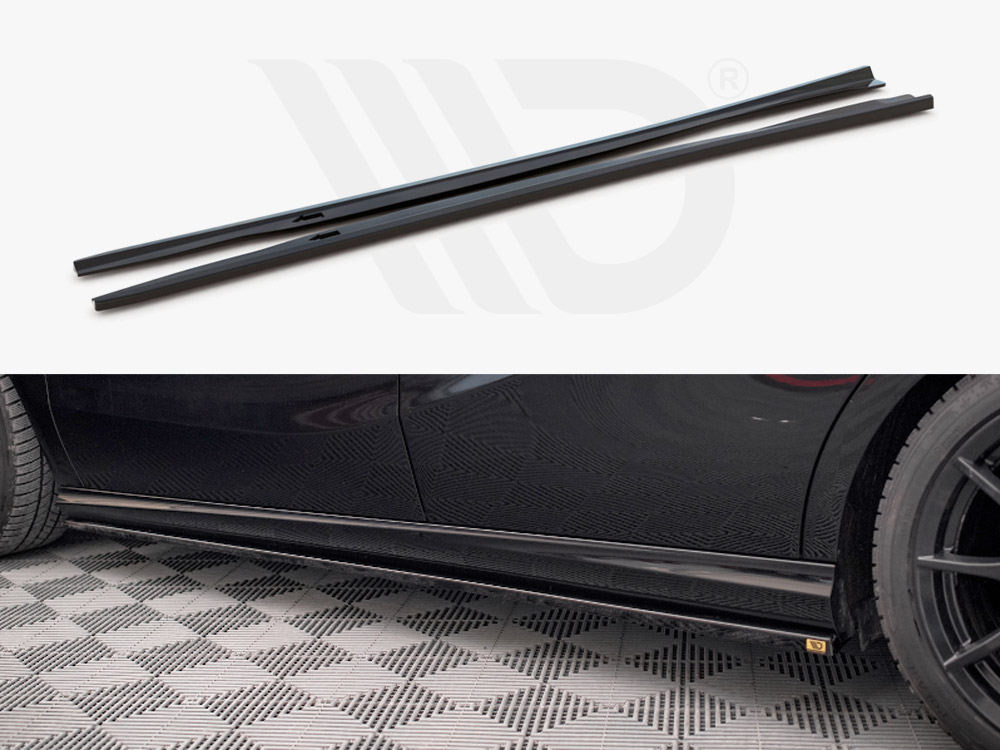 Side Skirts Diffusers Mercedes B W246 Facelift - 1 