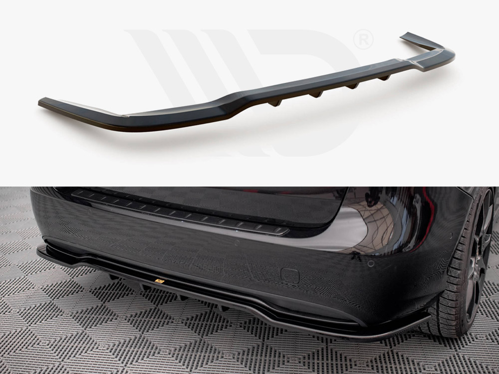 Central Rear Splitter (Vertical Bars) Mercedes B W246 Facelift - 1 