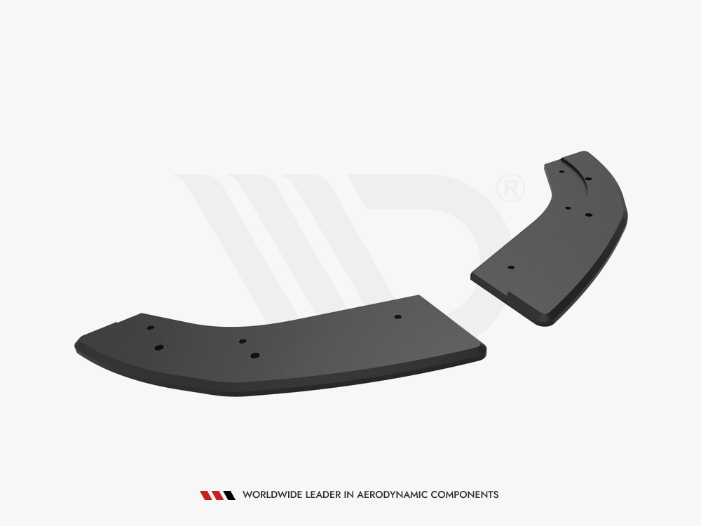 Street PRO Rear Side Splitters Ford Fiesta ST Mk6 - 5 