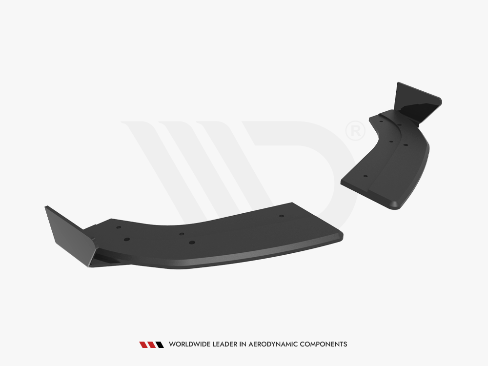 Street PRO Rear Side Splitters + Flaps Ford Fiesta ST Mk6 - 5 