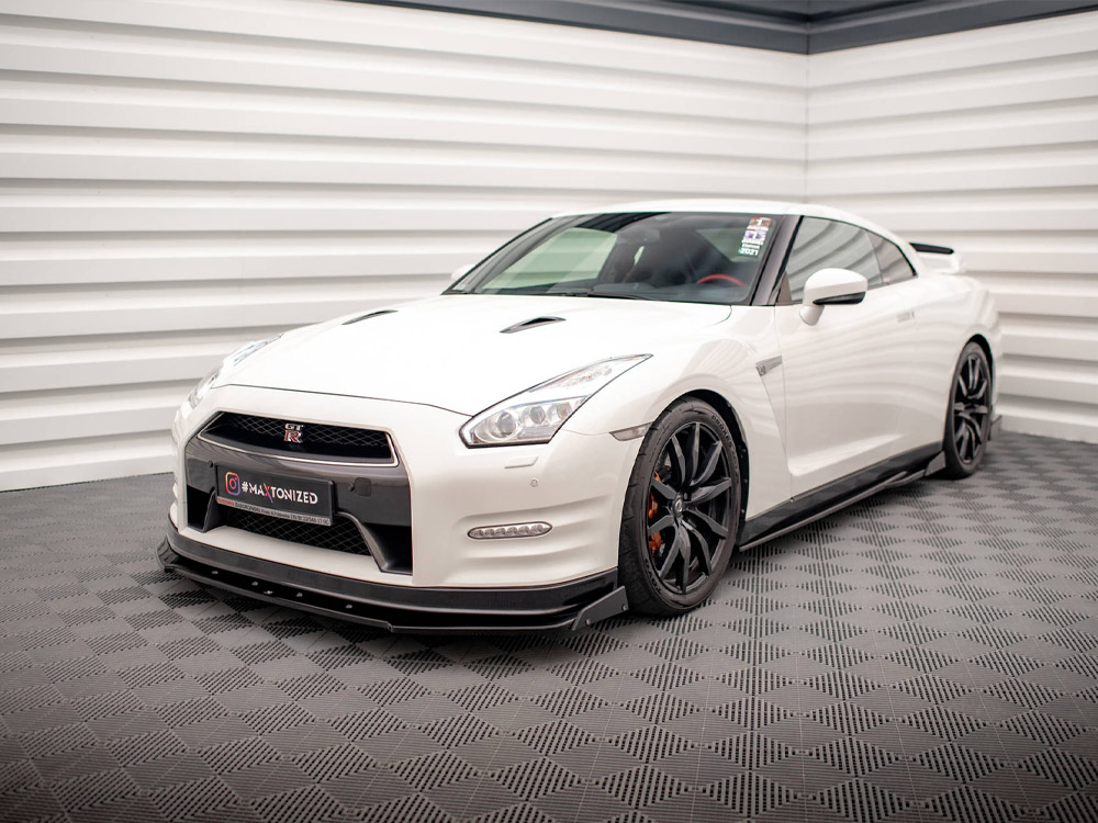 Front Splitter + Flaps Nissan GTR R35 1st Facelift - 2 