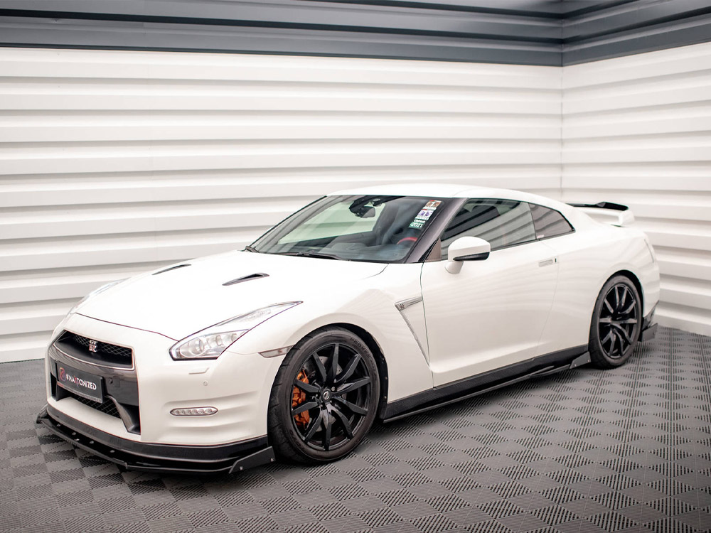 Side Skirts Diffusers + Flaps Nissan GTR R35 1st Facelift - 2 