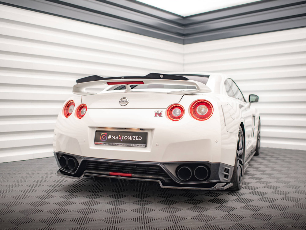 Rear Splitter (Vertical Bars) Nissan GTR R35 1st Facelift - 2 