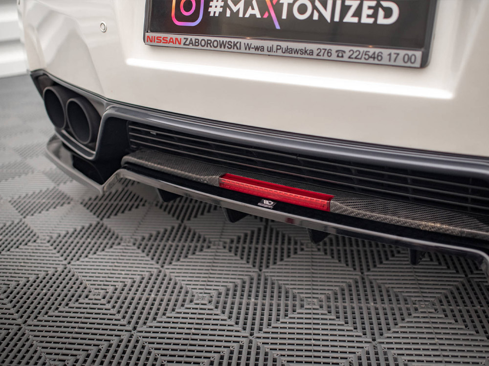 Rear Splitter (Vertical Bars) Nissan GTR R35 1st Facelift - 4 