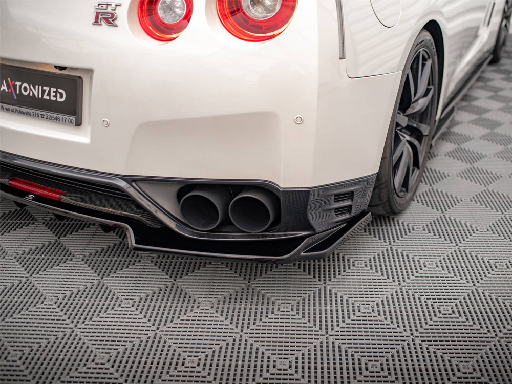 Rear Splitter (Vertical Bars) Nissan GTR R35 1st Facelift - 5 