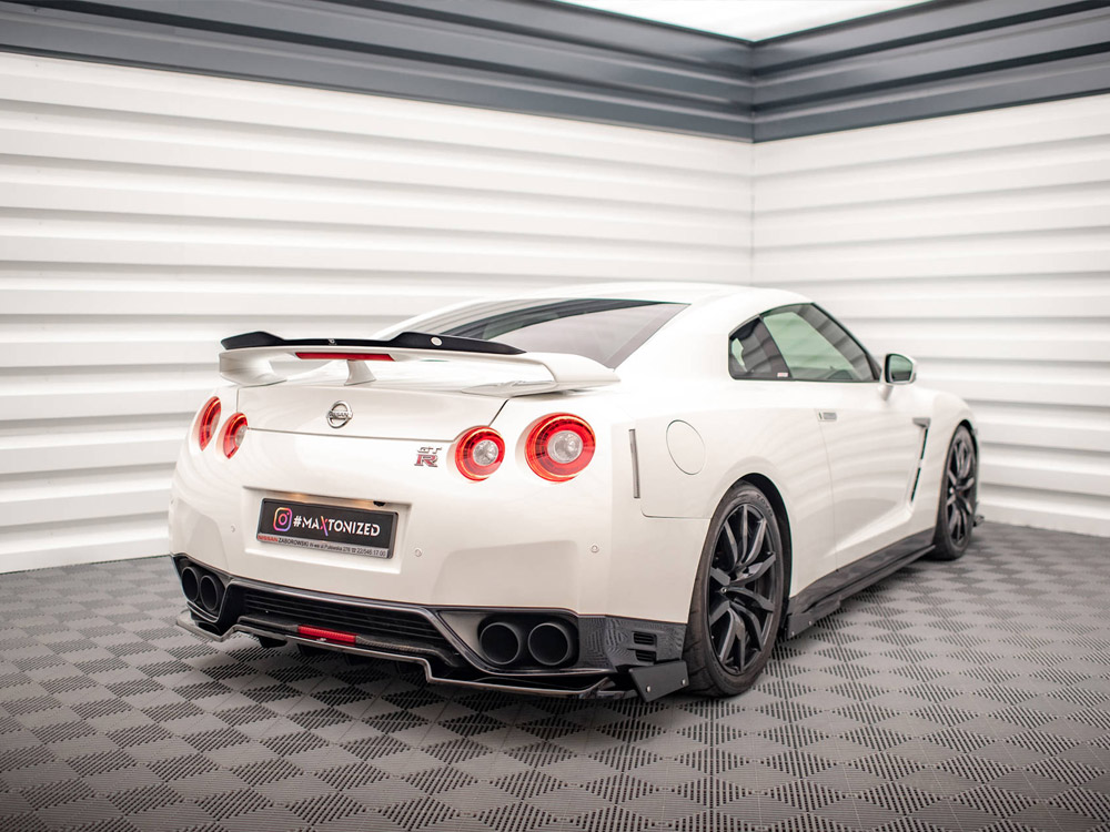 Rear Splitter + Flaps Nissan GTR R35 1st Facelift - 2 