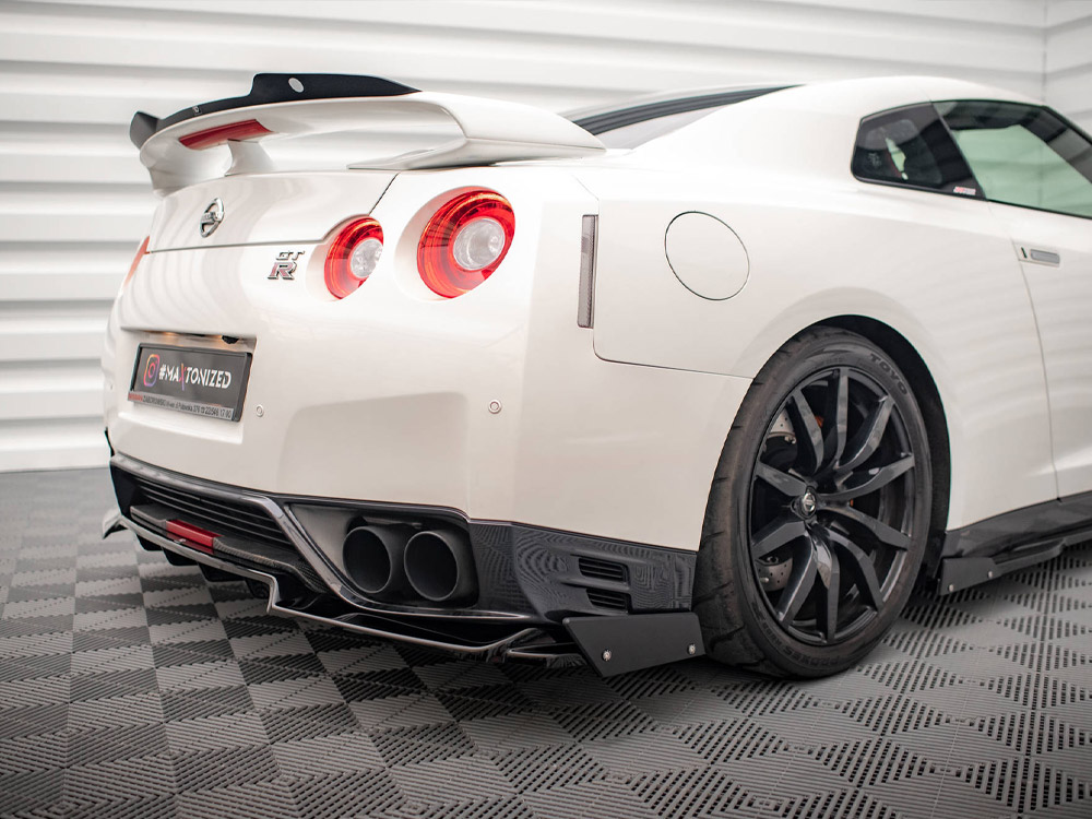 Rear Splitter + Flaps Nissan GTR R35 1st Facelift - 3 