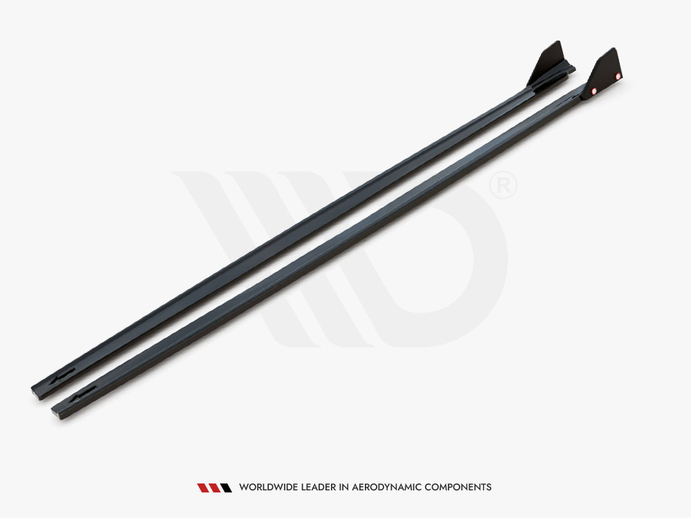 Side Skirts Diffusers V.1 + Flaps Toyota Yaris Mk4 - 5 