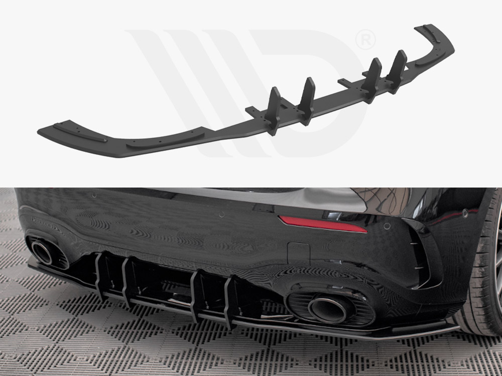 Street PRO Rear Diffuser Mercedes A35 AMG Hatchback Aero Pack W177 - 1 