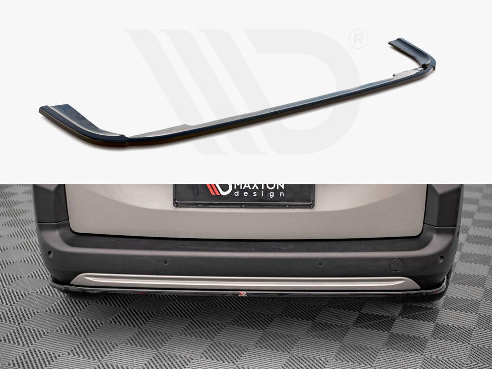 Central Rear Splitter Citroen Berlingo Mk3 - 1 