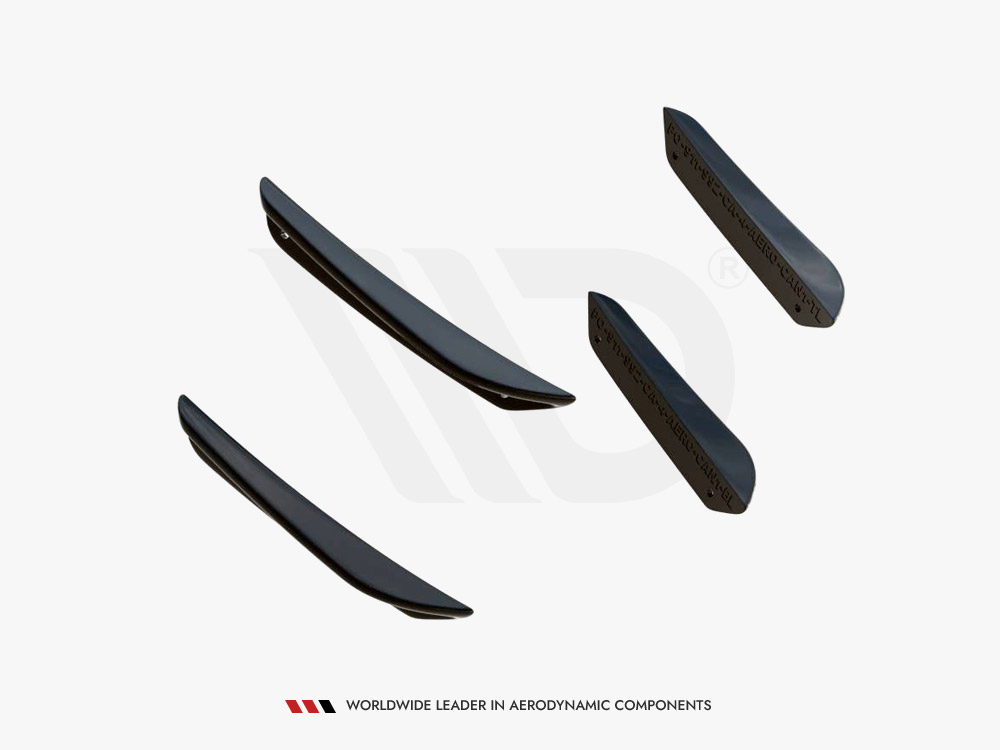 Front Bumper Wings (Canards) Porsche 911 Carrera Aero 992 - 7 