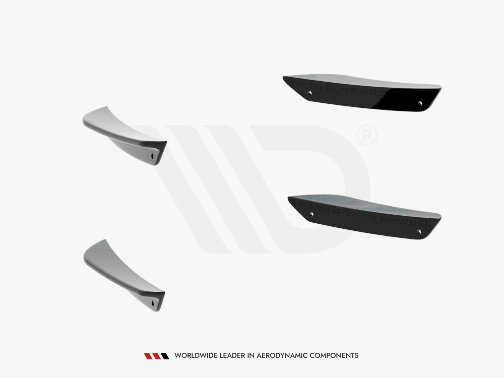 Front Bumper Wings (Canards) Porsche 911 Carrera Aero 992 - 8 