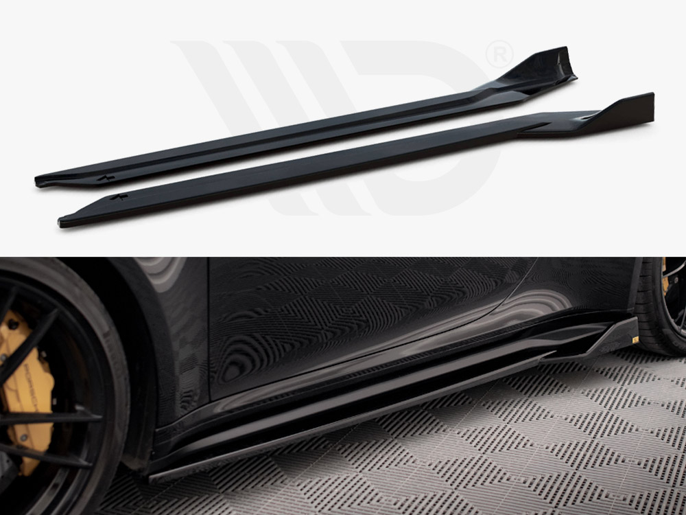 Side Skirts Diffusers Porsche 911 Turbo S 992 - 1 