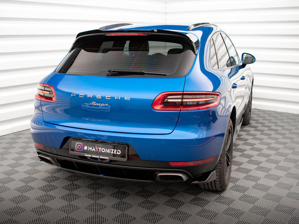 Central Rear Splitter Porsche Macan Mk1 - 2 