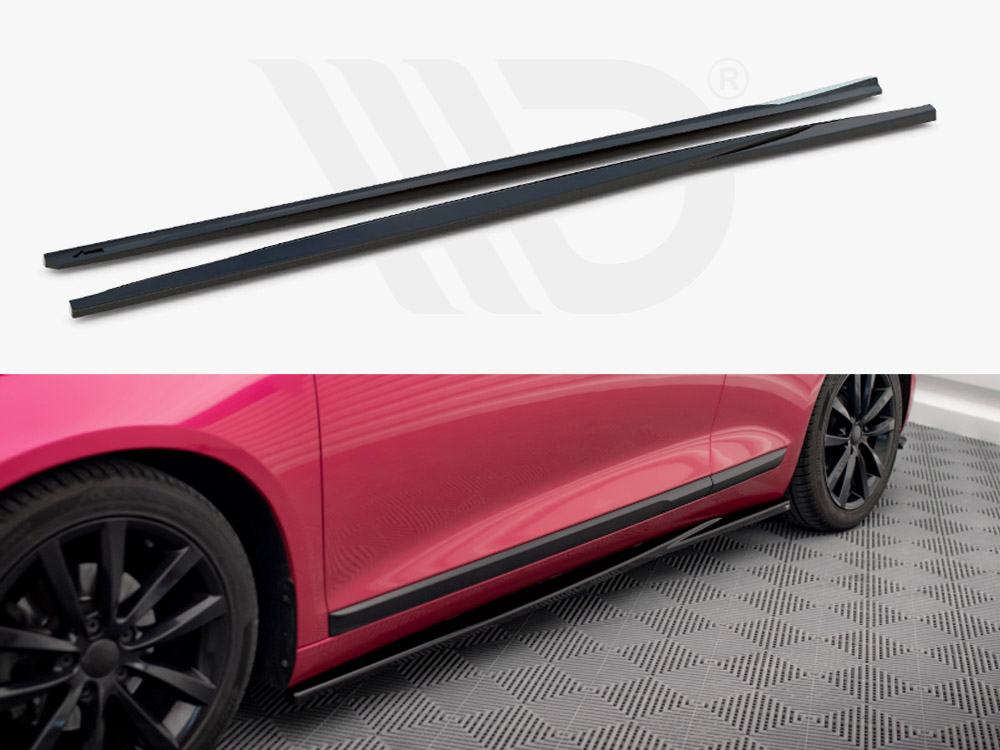 Side Skirts Diffusers Volkswagen Scirocco Mk3 - 1 