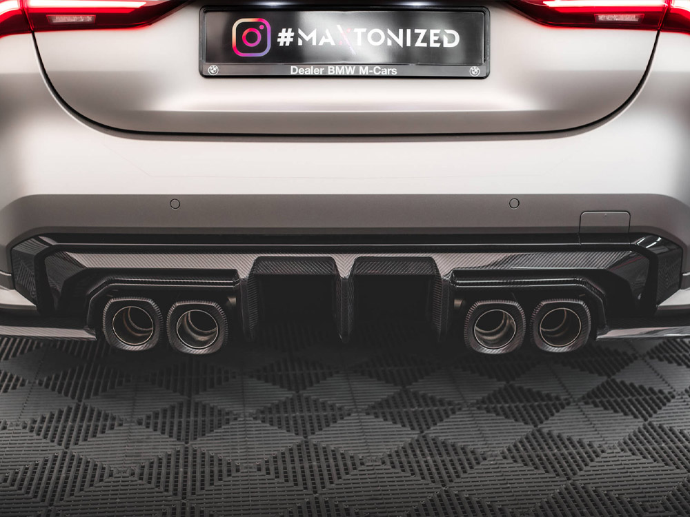 Carbon Fiber Rear Diffuser BMW M4 G82 / M3 G80 - 7 