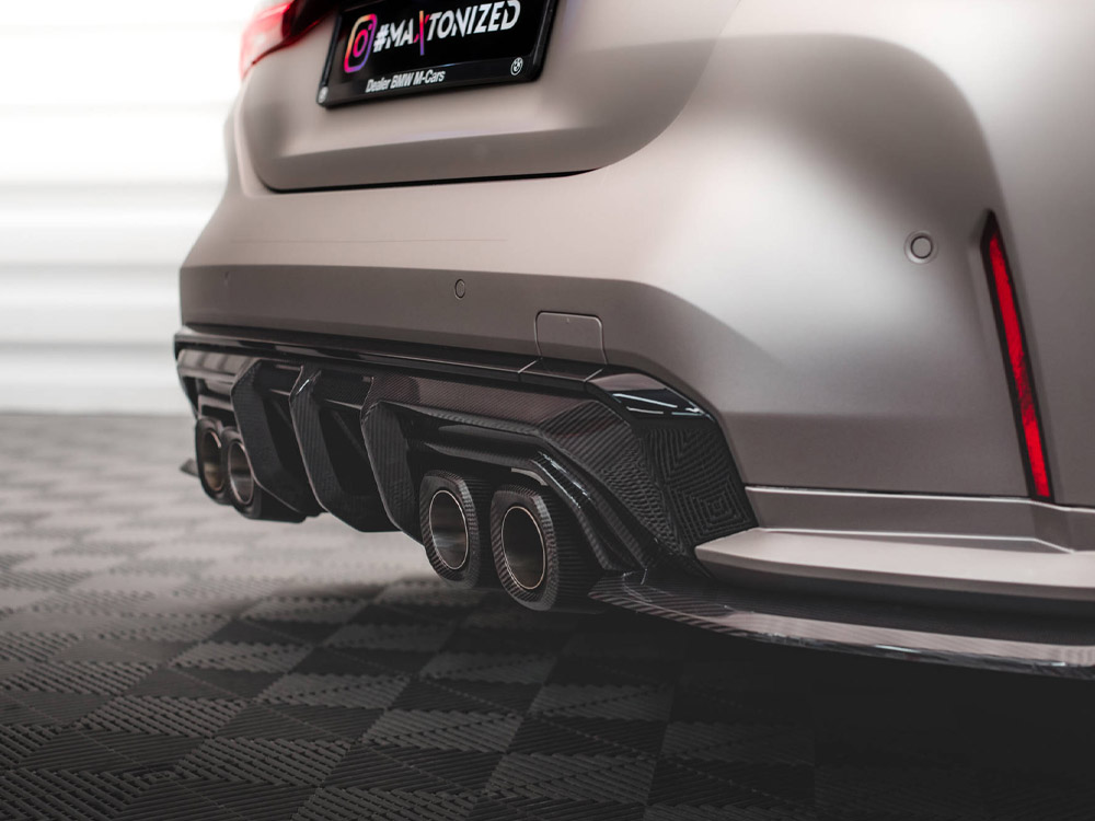 Carbon Fiber Rear Diffuser BMW M4 G82 / M3 G80 - 10 