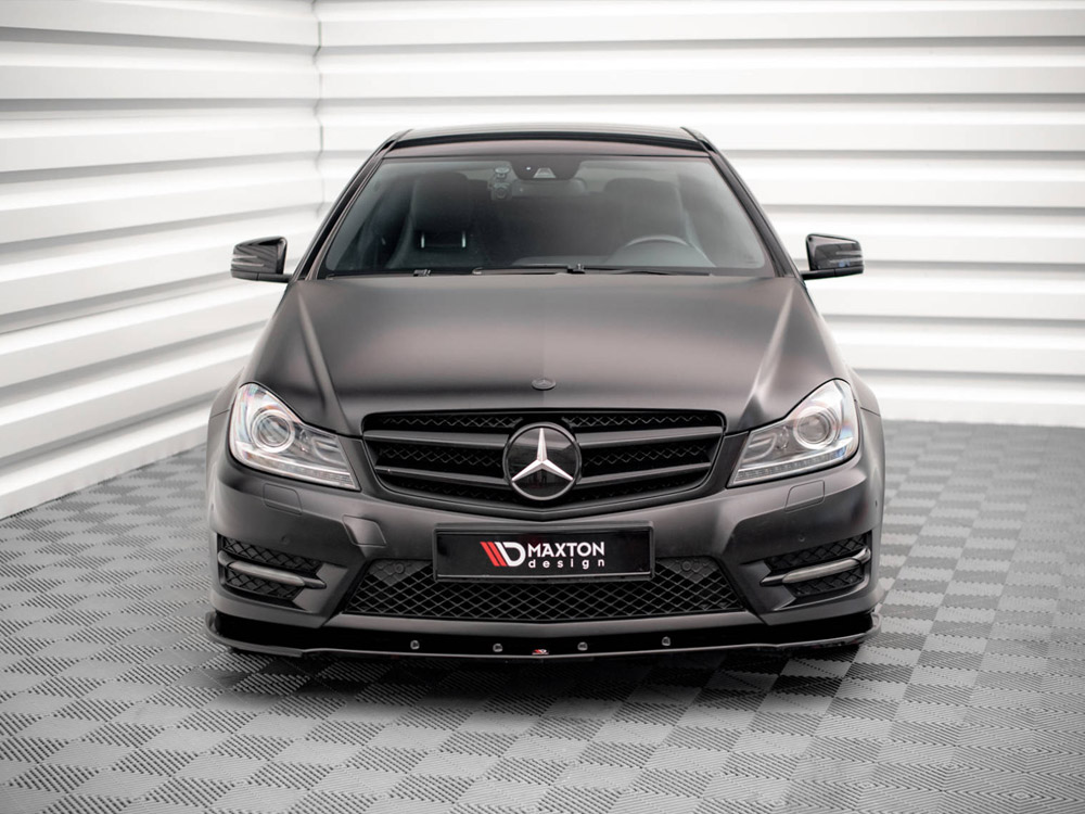 Front Splitter V.2 Mercedes-Benz C Coupe / Sedan / Estate AMG-Line C204 / W204 Facelift / S204 Facelift - 3 