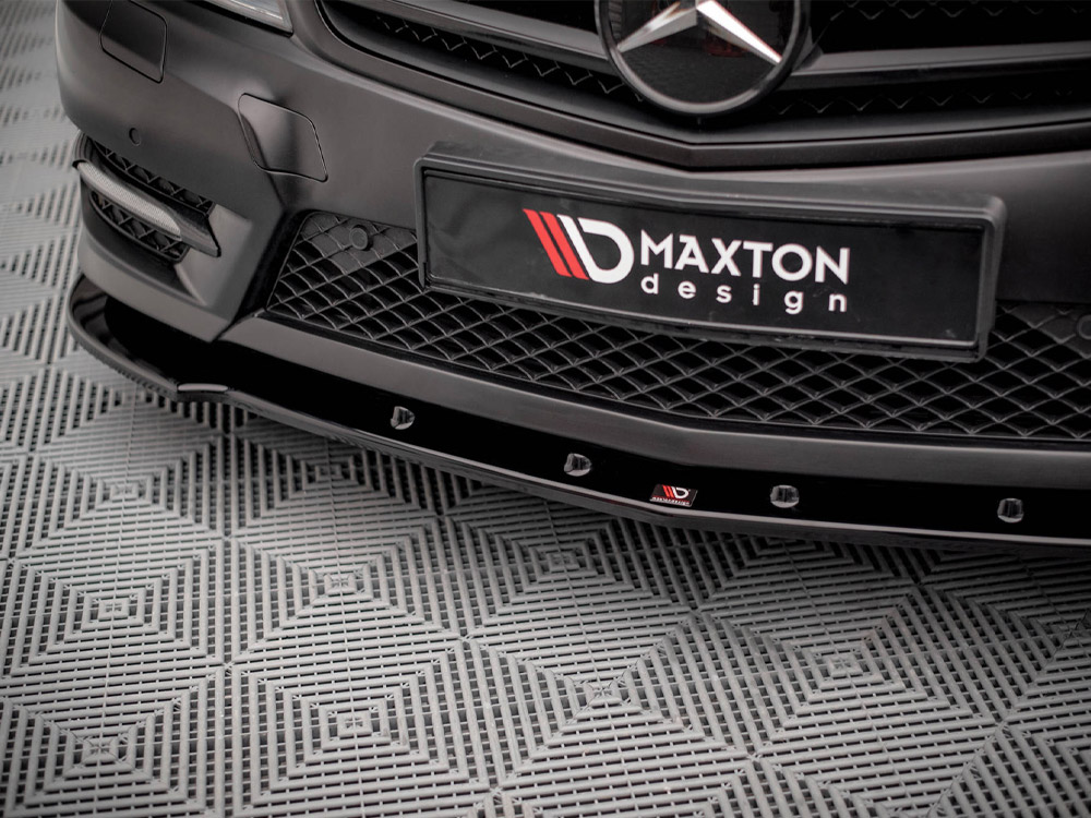 Front Splitter V.2 Mercedes-Benz C Coupe / Sedan / Estate AMG-Line C204 / W204 Facelift / S204 Facelift - 4 