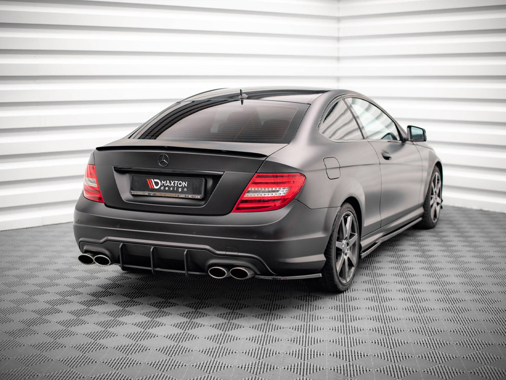 Rear Side Splitters Mercedes-Benz C Coupe / Sedan / Estate AMG-Line C204 / W204 Facelift / S204 Facelift - 2 