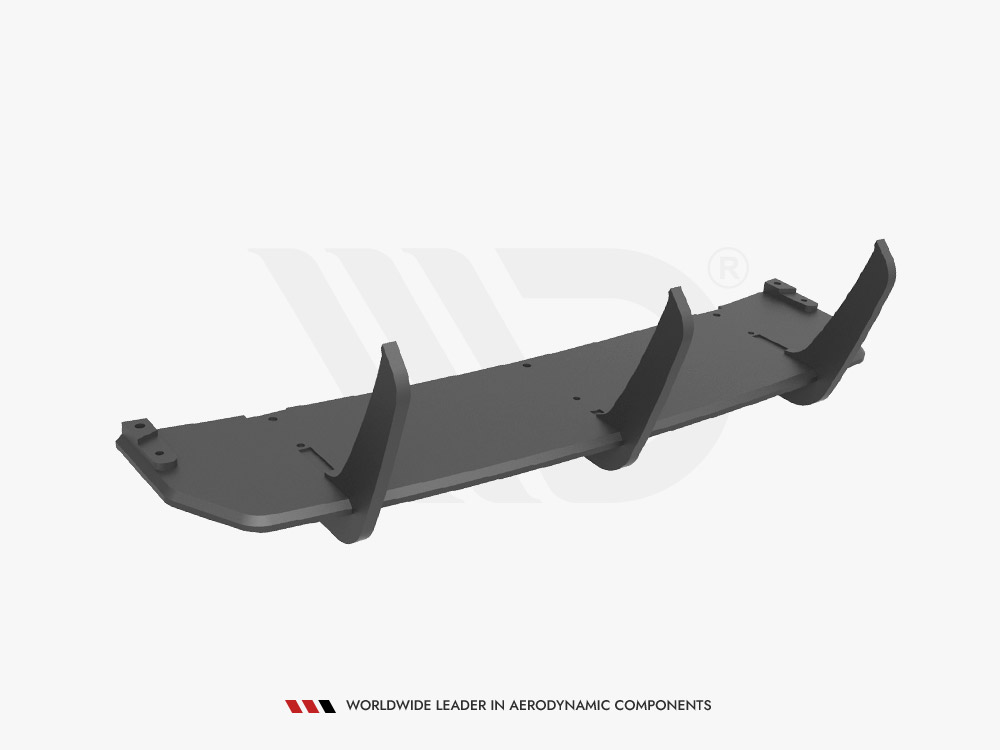 Street Pro Rear Diffuser Mercedes C Coupe AMG-Line C204 - 5 