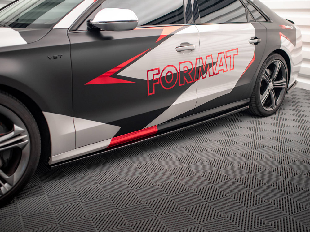 Side Skirts Diffusers V.1 Audi S8 D4 - 3 