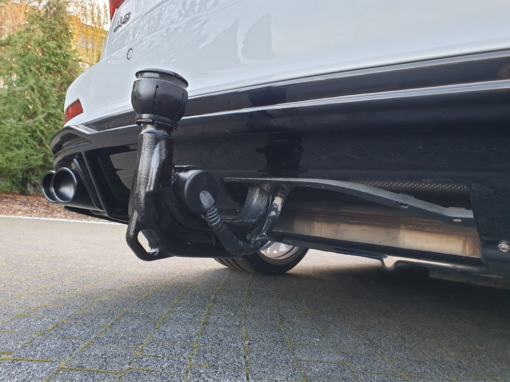 Rear Valance + Exhaust Ends Imitation Audi S6 / A6 S-Line C8 - 9 