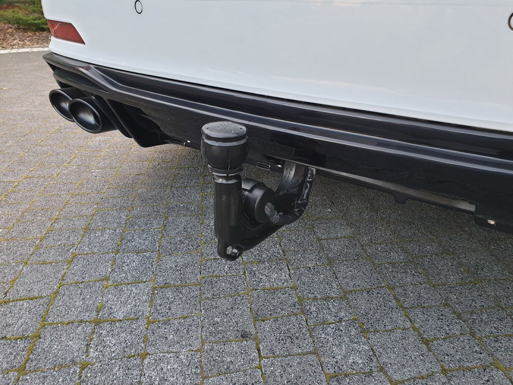 Rear Valance + Exhaust Ends Imitation Audi S6 / A6 S-Line C8 - 10 