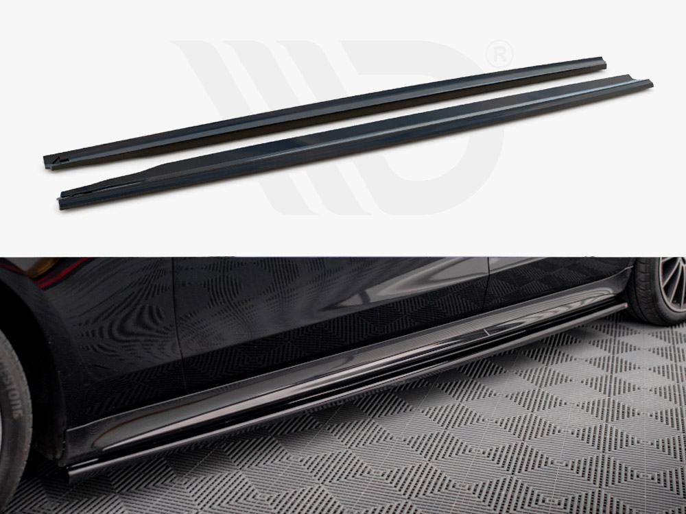 Side Skirts Diffusers Mercedes S Long AMG-Line V223 - 1 