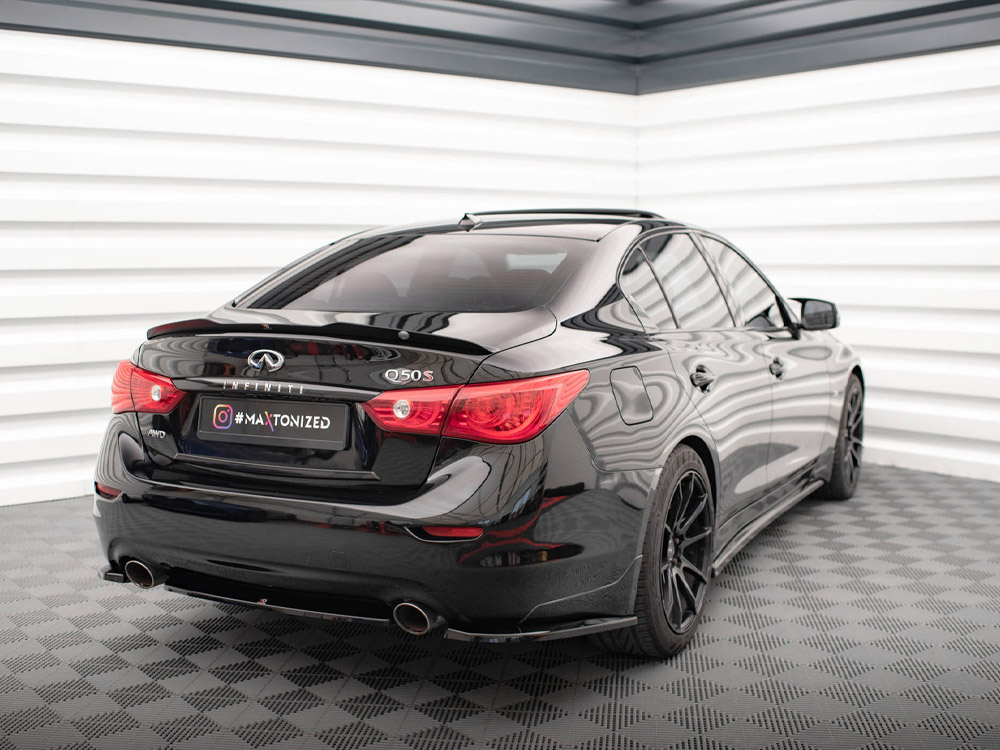 Rear Side Splitters Infiniti Q50 S Mk1 - 2 